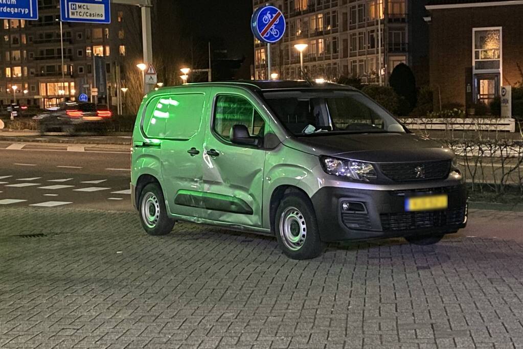 Ongeval tussen twee personenauto's