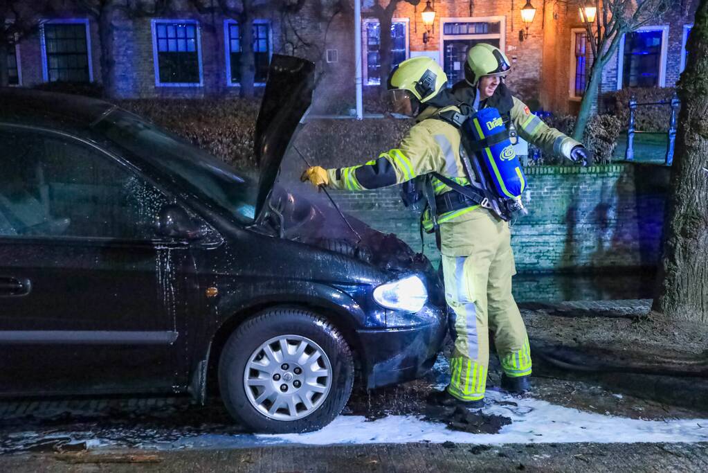 Opnieuw brand in auto
