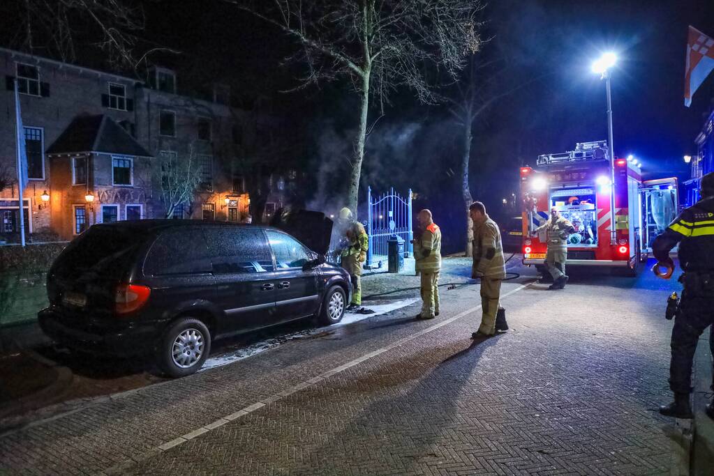 Opnieuw brand in auto