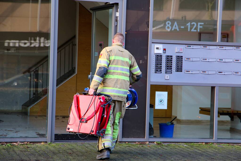 Woning geventileerd na brandmelding