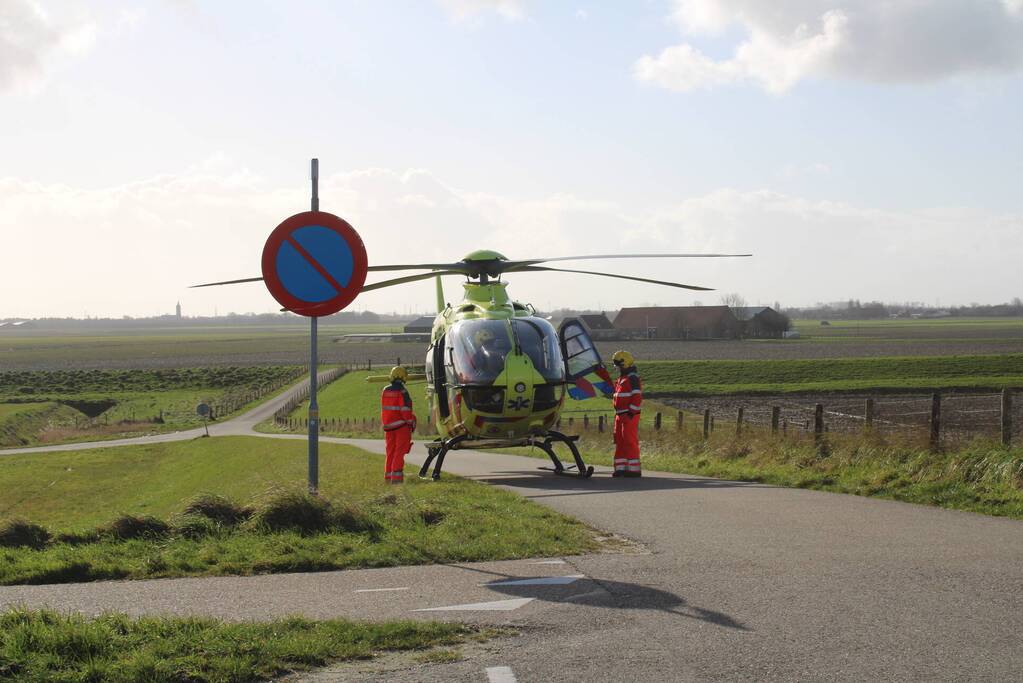 Traumahelikopter ingezet na aantreffen persoon