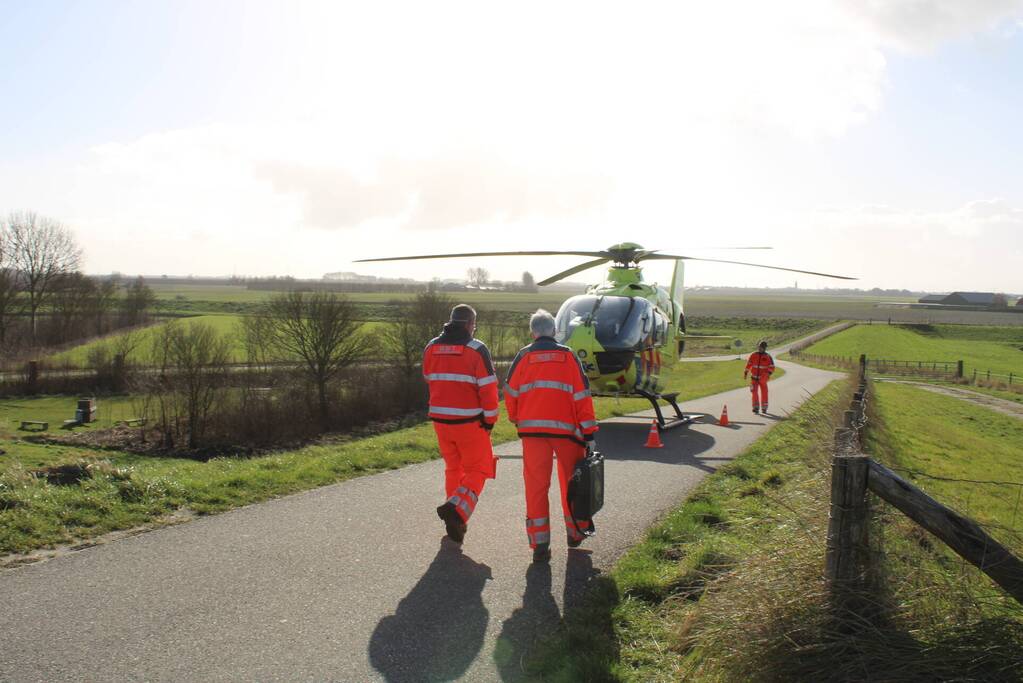 Traumahelikopter ingezet na aantreffen persoon