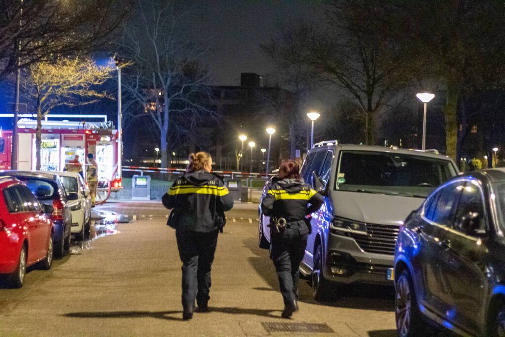 Audi met buitenlandse kenteken volledige uitgebrand