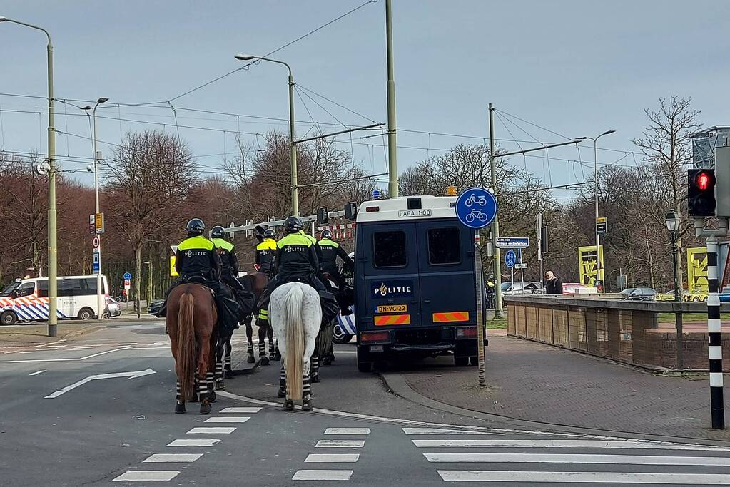 Corona demonstratie van start op Malieveld
