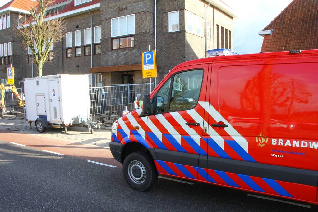 Gasleiding geraakt tijdens graafwerkzaamheden