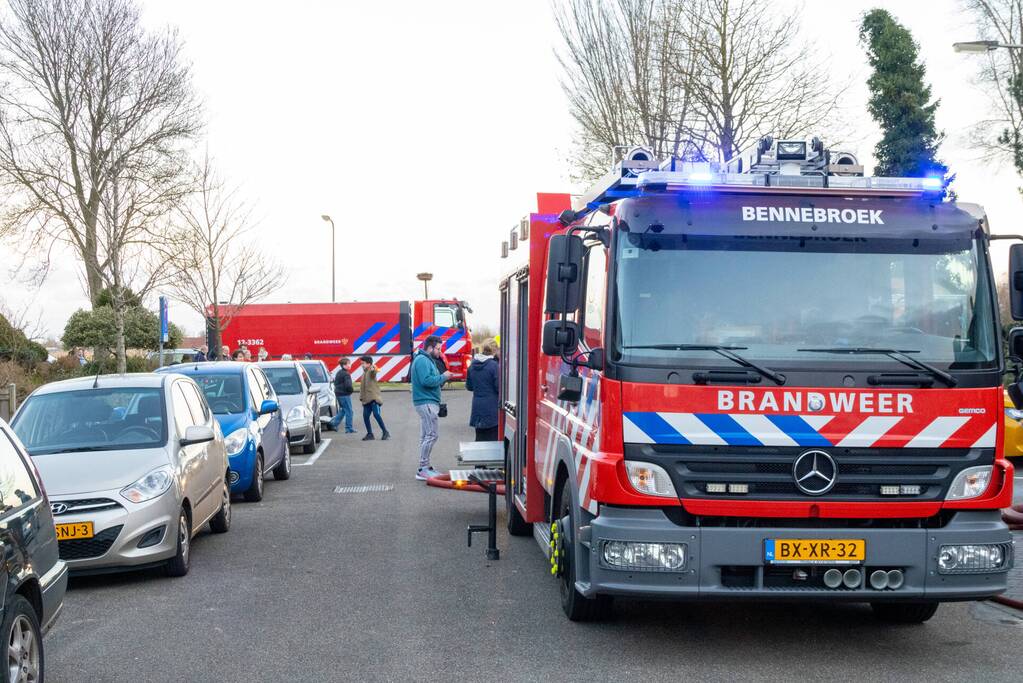 Brandweer blust flinke brand in woning