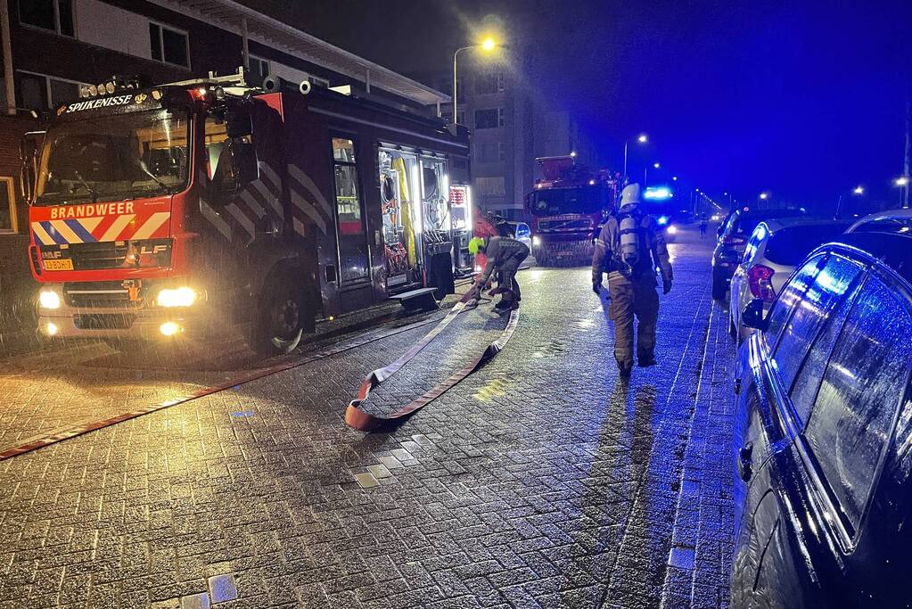 Brand in woning snel geblust