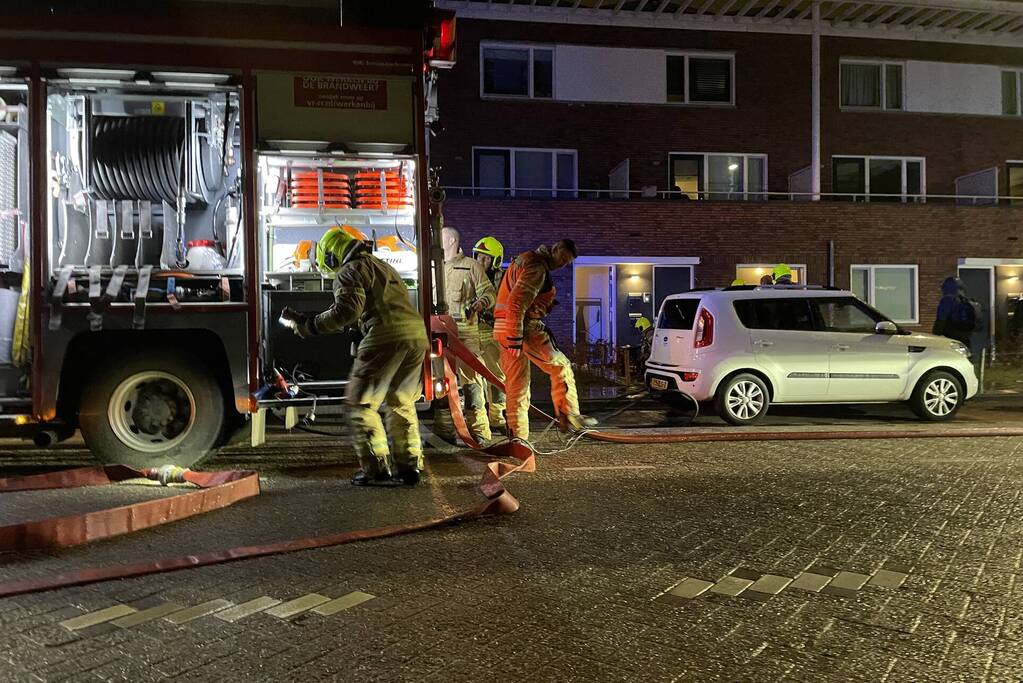 Brand in woning snel geblust