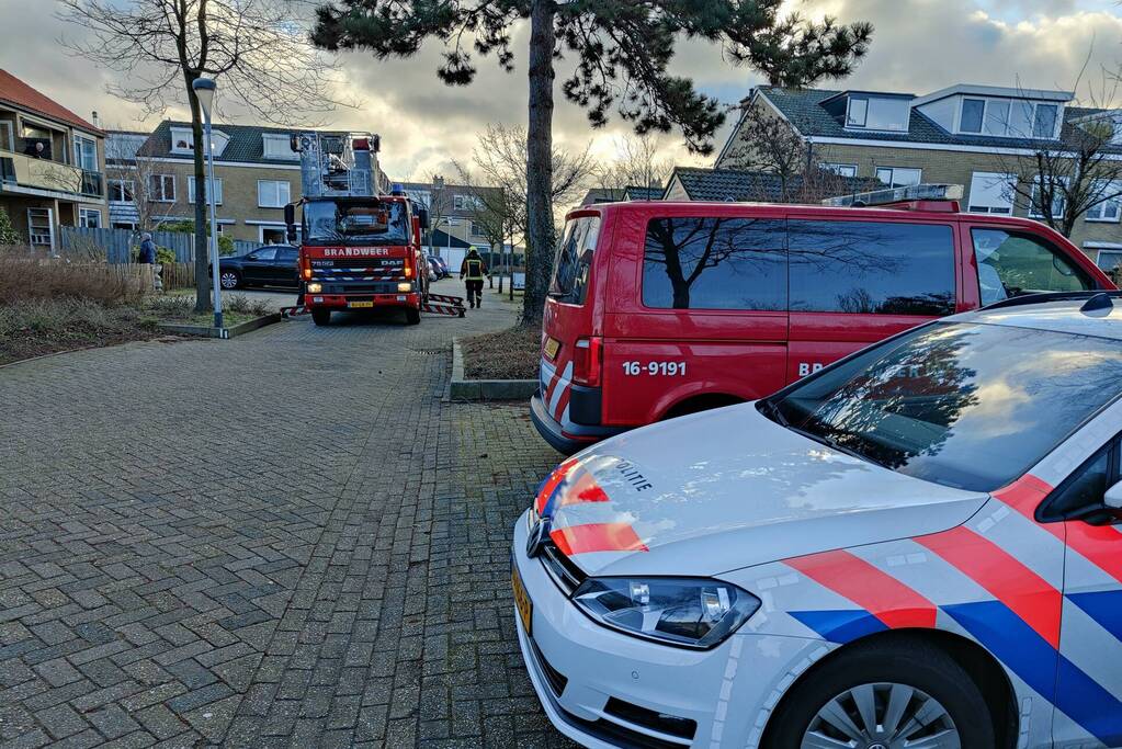 Bewoonster gewond door keukenbrand