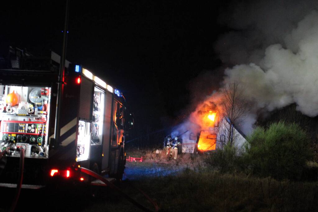 Veel rookontwikkeling bij uitslaande brand