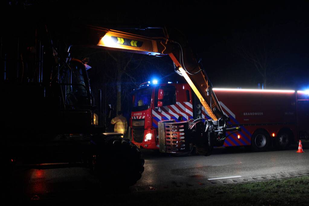 Veel rookontwikkeling bij uitslaande brand