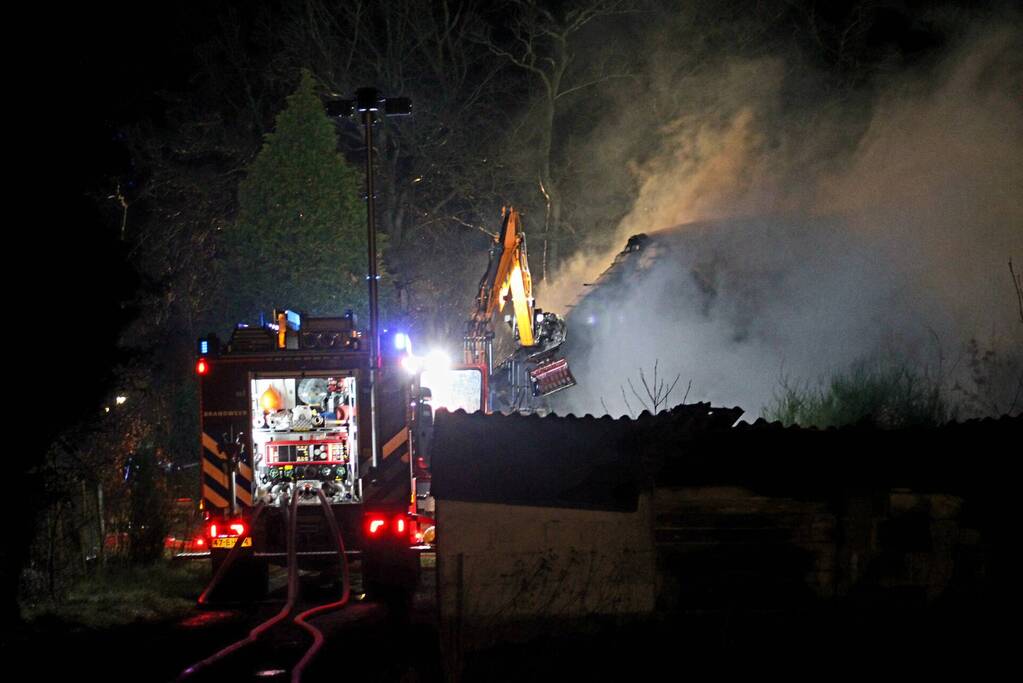Veel rookontwikkeling bij uitslaande brand