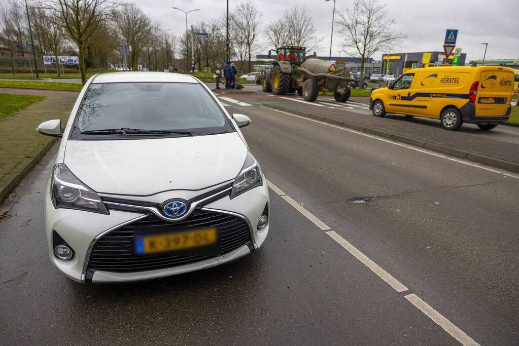 Scooterrijder gewond bij aanrijding