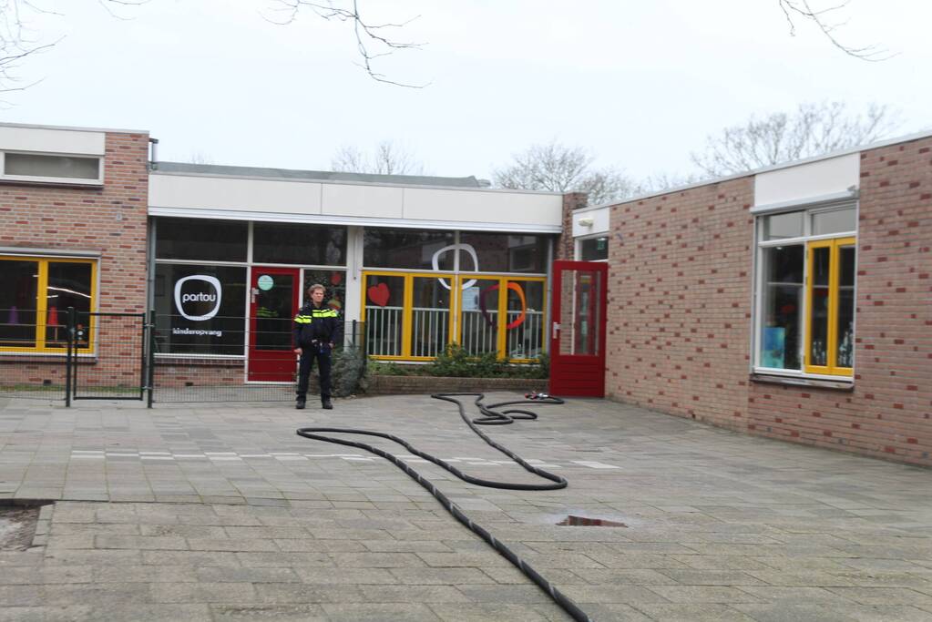 Basisschool de Schakel ontruimd vanwege brand