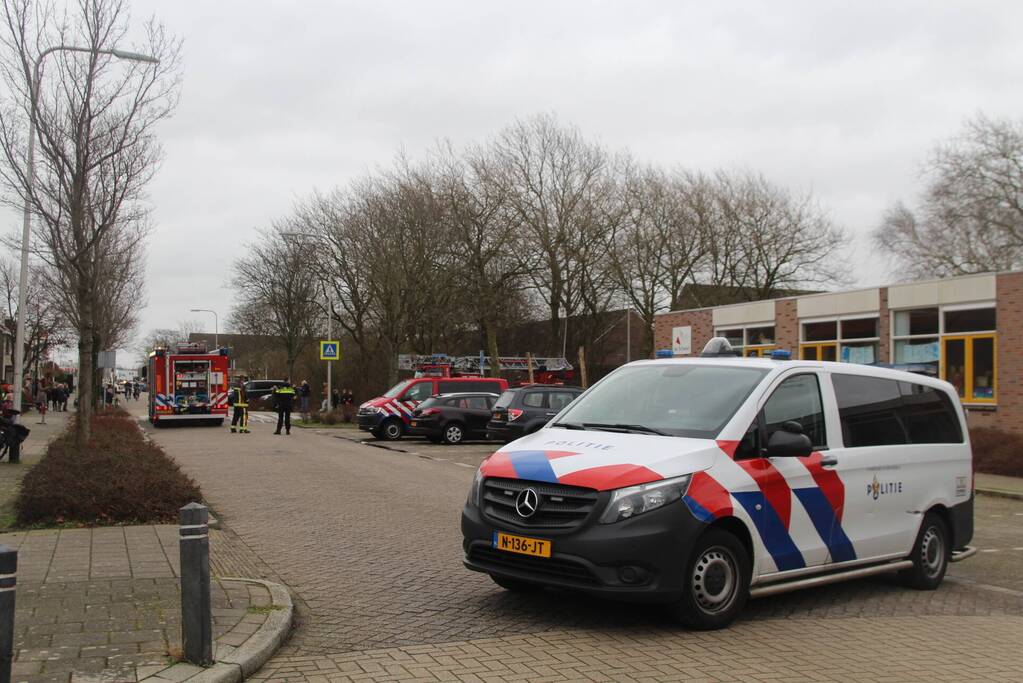 Basisschool de Schakel ontruimd vanwege brand