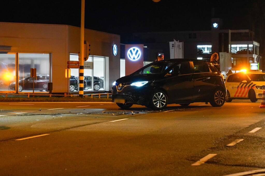 Schade bij ongeval op kruising