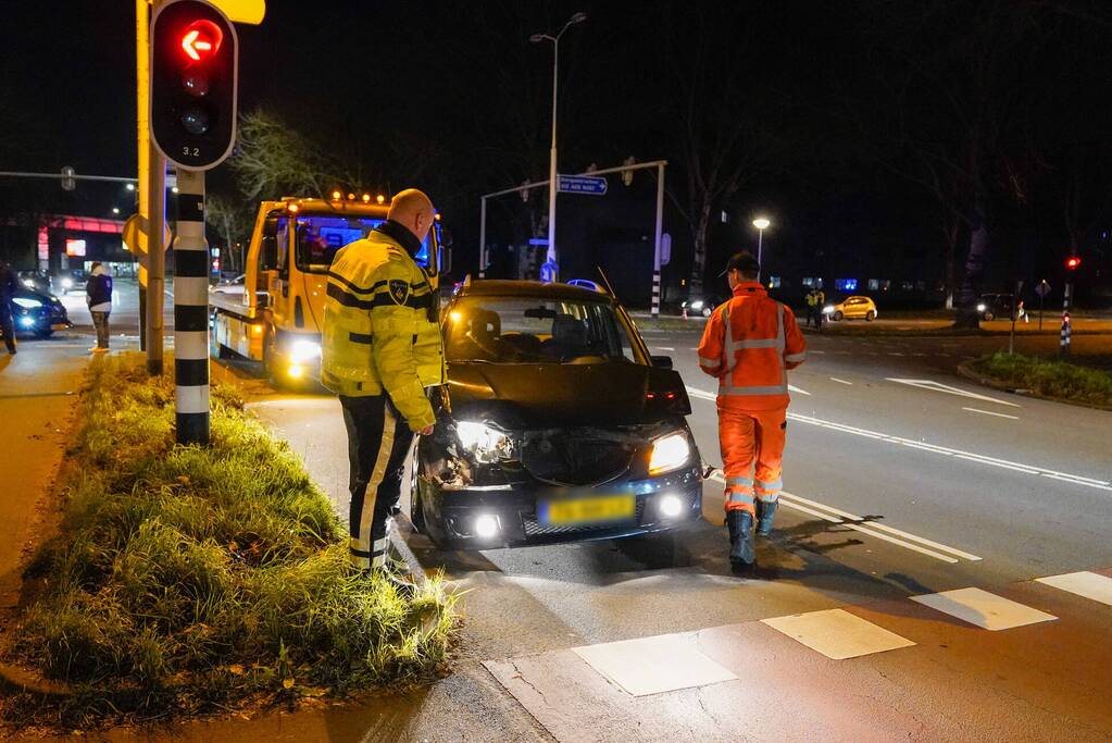 Schade bij ongeval op kruising