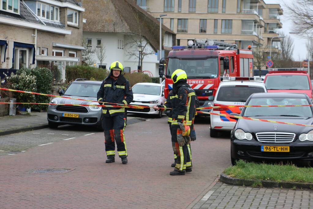 Deel van dak verwoest door wind