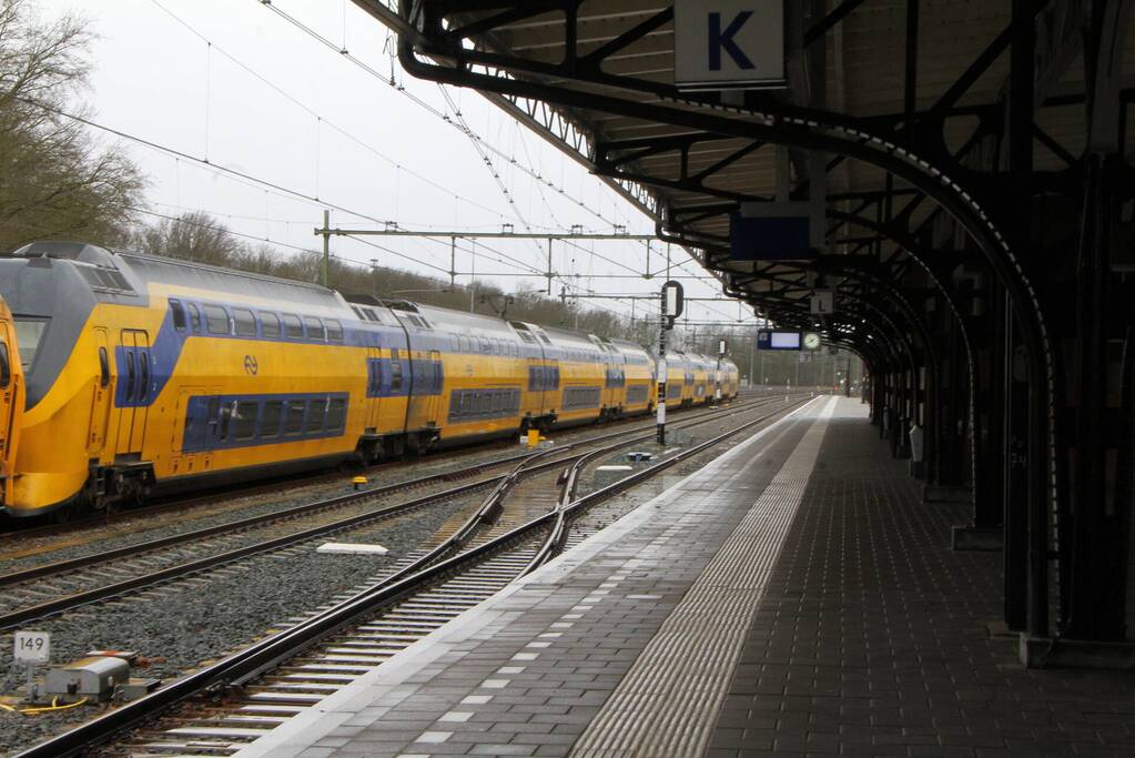 Treinen stilgelegd vanwege storm Eunice