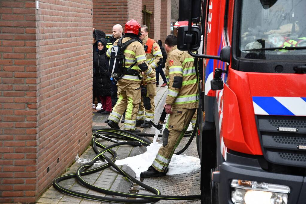 Rookontwikkeling door pannetje op vuur