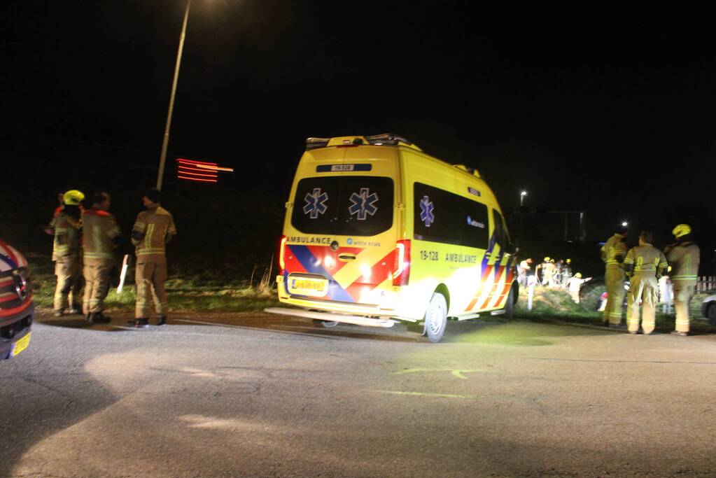 Auto aangetroffen in sloot