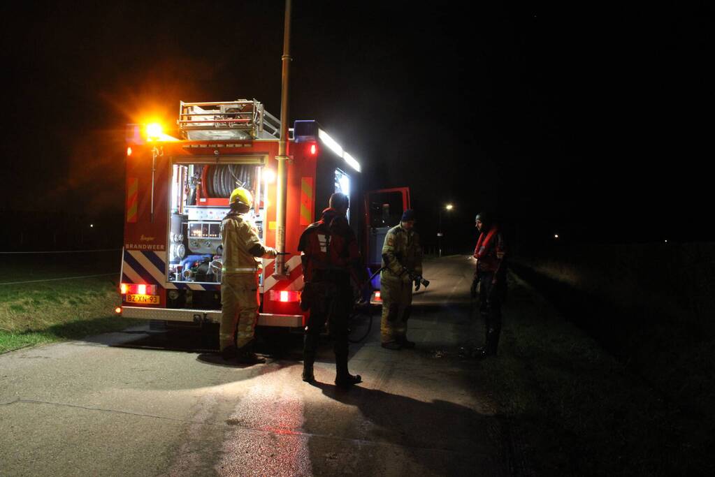 Auto aangetroffen in sloot