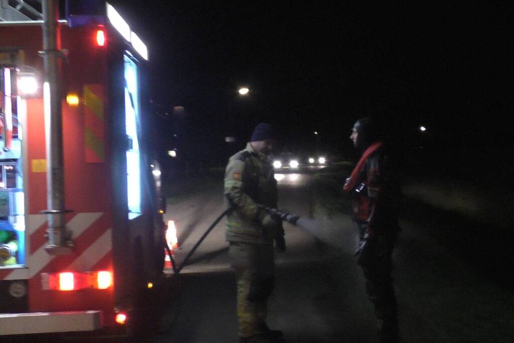 Auto aangetroffen in sloot