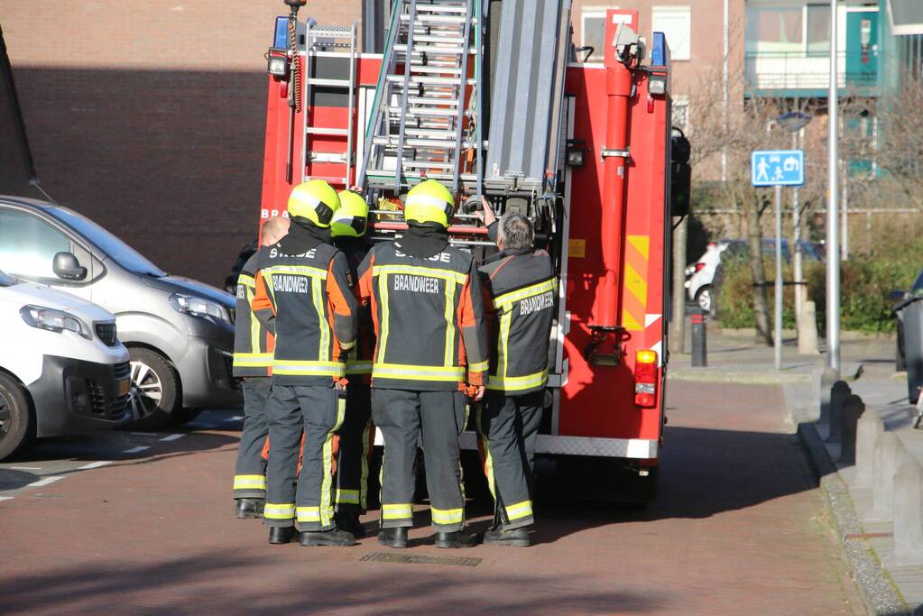 Sierverlichting verwijderd door de brandweer