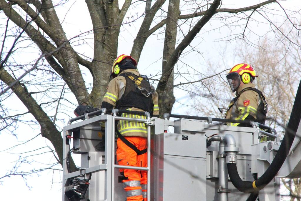 Brandweer en gemeente stellen door storm beschadigde bomen veilig