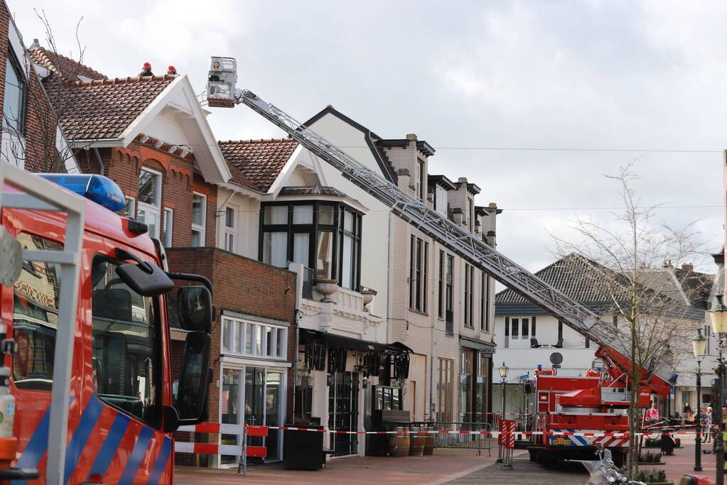 Centrum afgezet vanwege gevaarlijke situatie