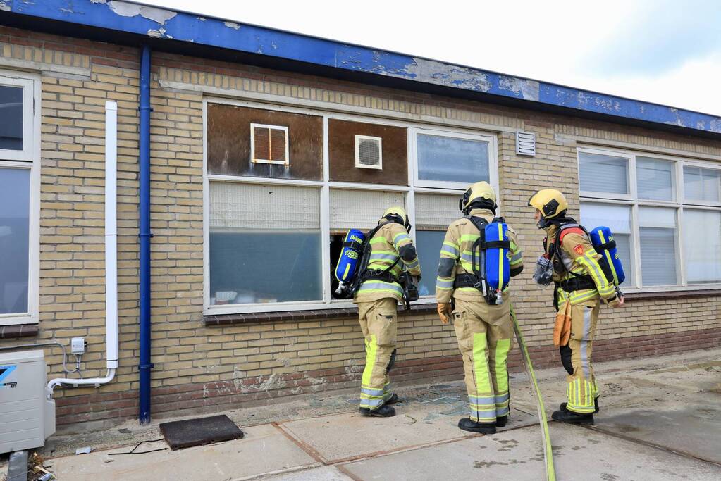 Kortsluiting veroorzaakt brand in garage