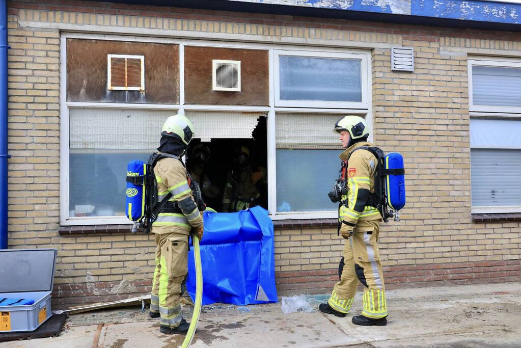 Kortsluiting veroorzaakt brand in garage