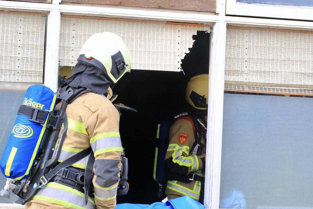 Kortsluiting veroorzaakt brand in garage