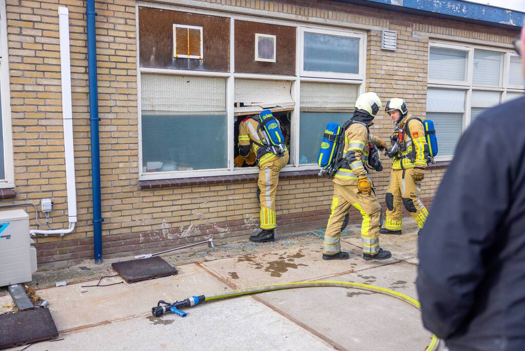 Kortsluiting veroorzaakt brand in garage