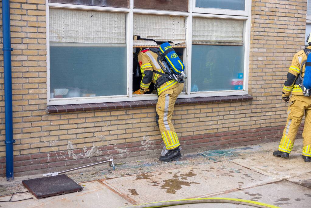 Kortsluiting veroorzaakt brand in garage