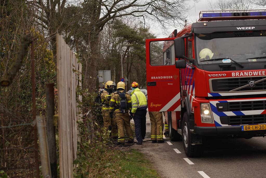Industriebrand blijkt hoop afval in brand