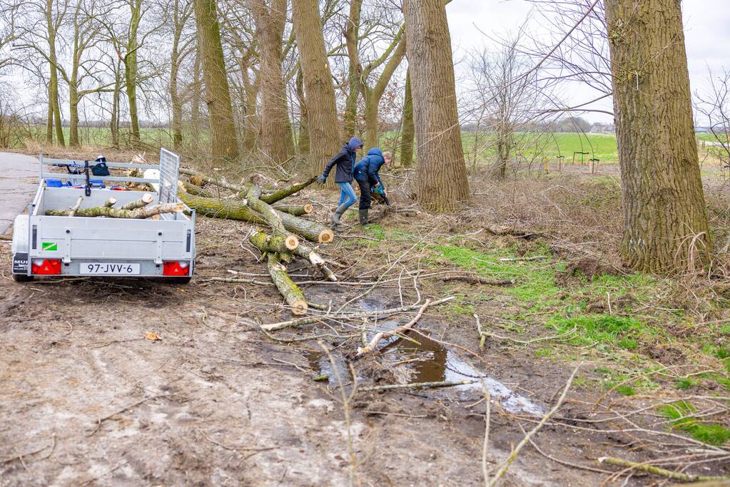 Schades in Eemland na storm Eunice