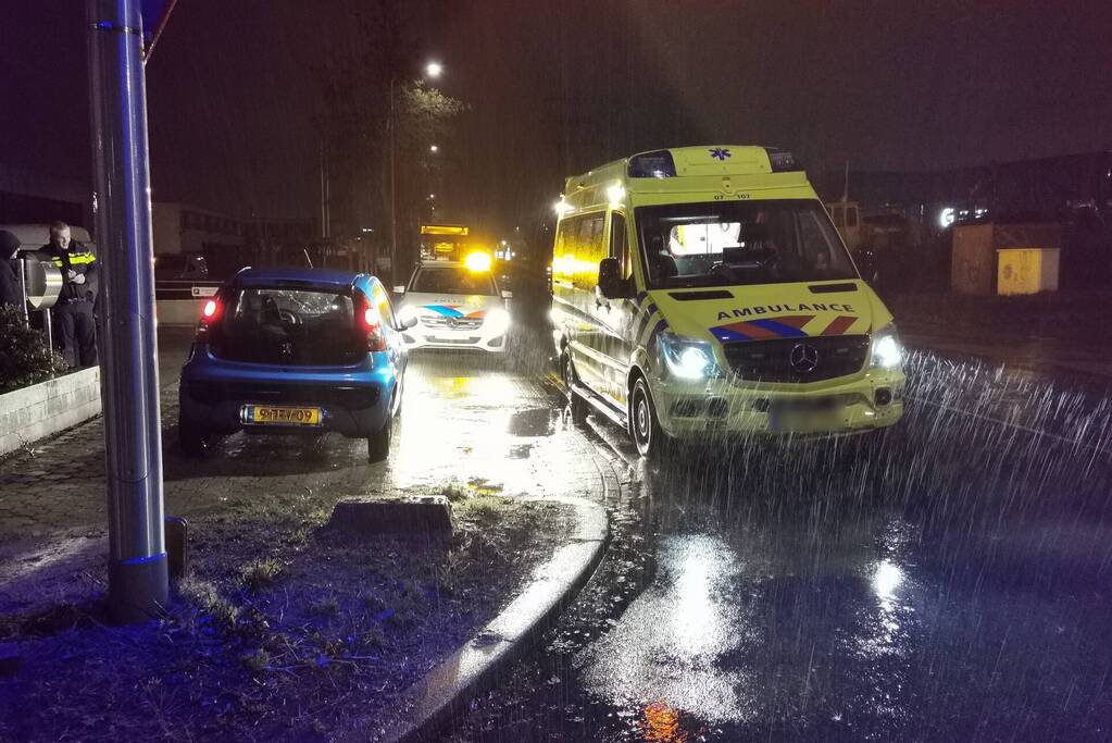 Fietser gewond bij aanrijding met auto