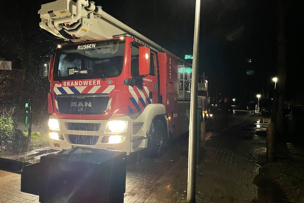 Brand in chalet snel geblust