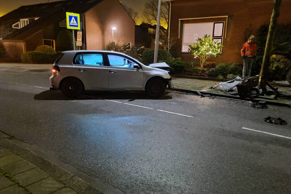 Persoon aangehouden na eenzijdig ongeval