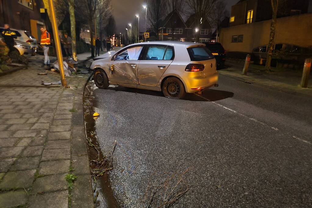 Persoon aangehouden na eenzijdig ongeval