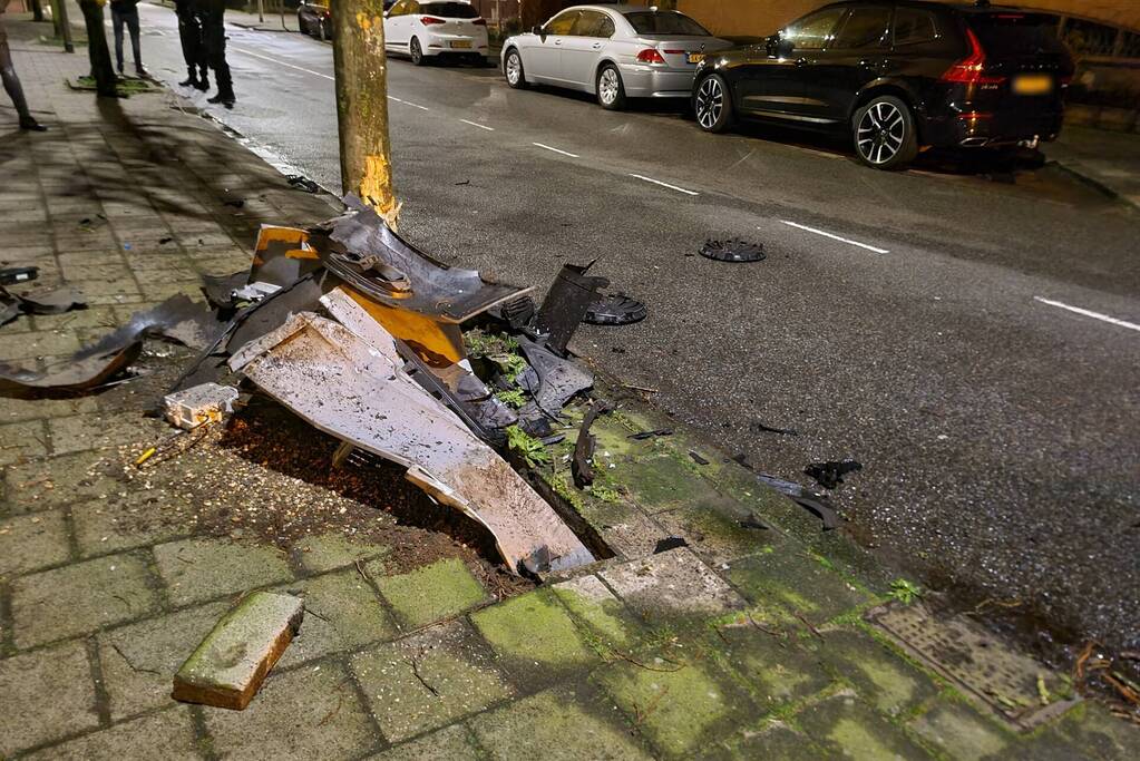 Persoon aangehouden na eenzijdig ongeval