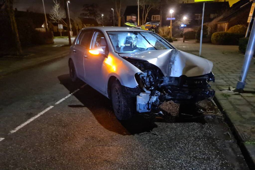 Persoon aangehouden na eenzijdig ongeval