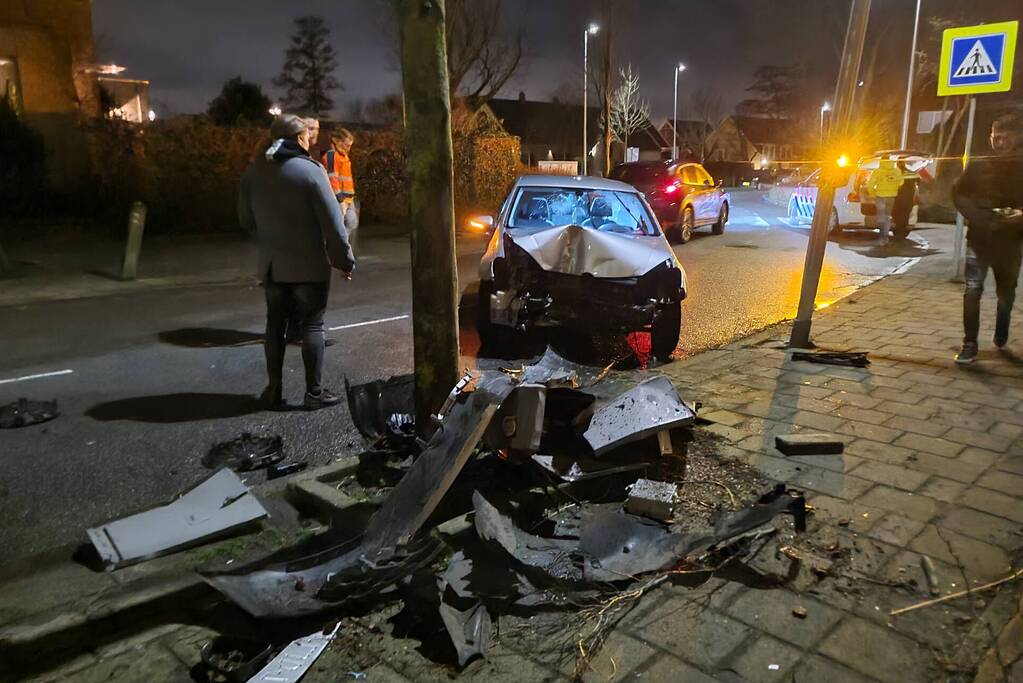 Persoon aangehouden na eenzijdig ongeval