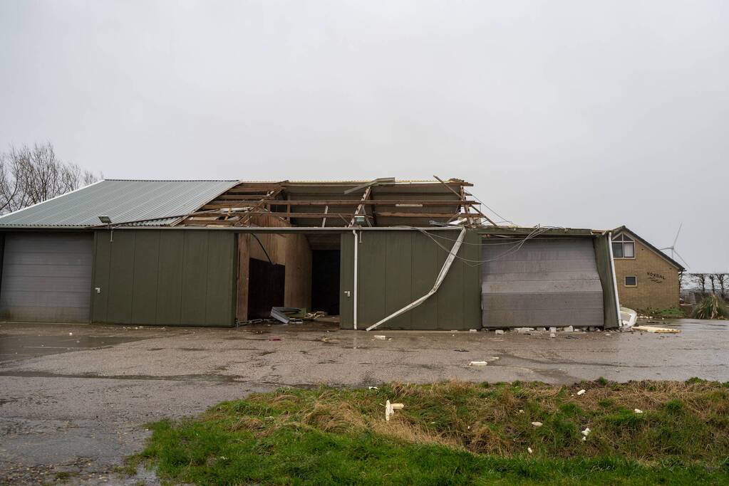 Windhoos storm Franklin zorgt voor enorme schade