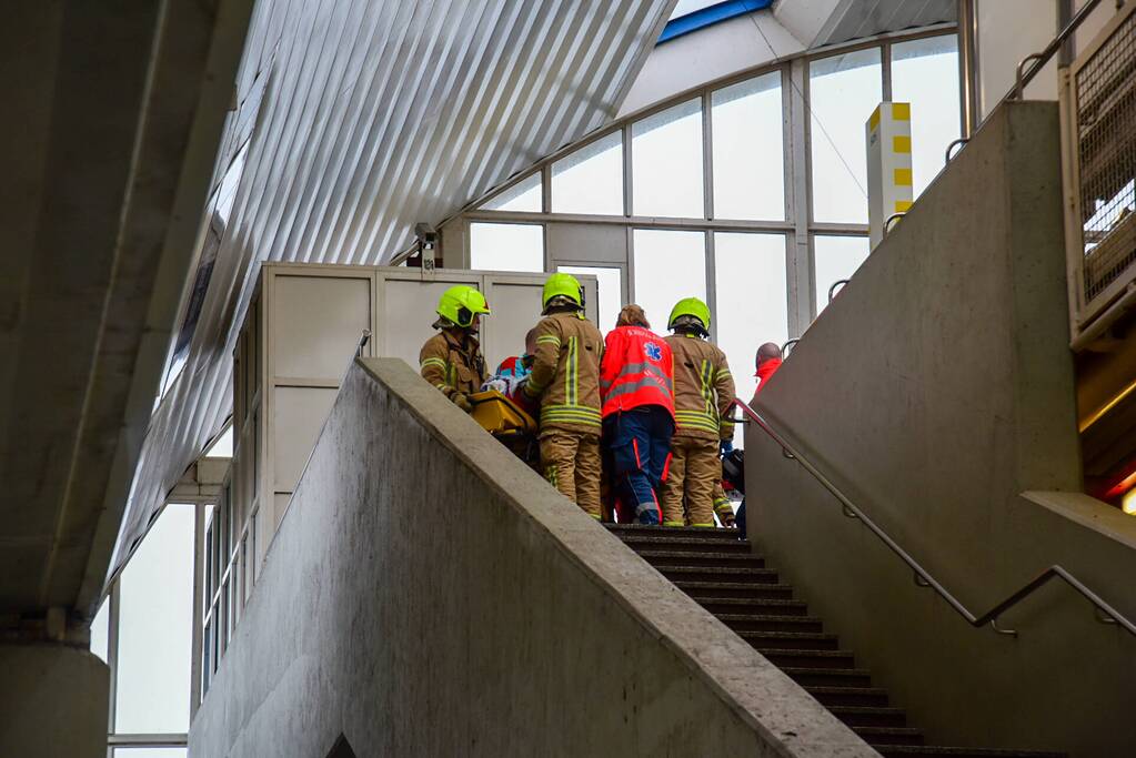 Ernstig ongeval op metrospoor