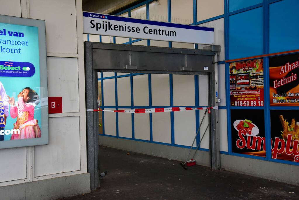 Ernstig ongeval op metrospoor