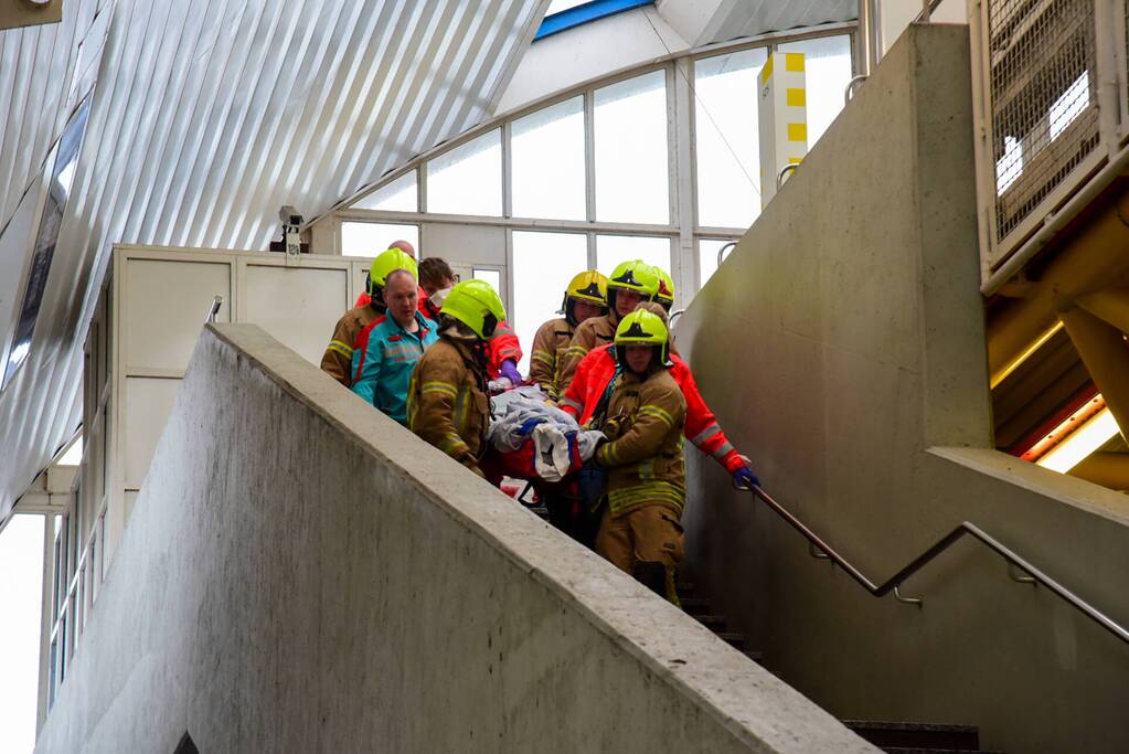 Ernstig ongeval op metrospoor