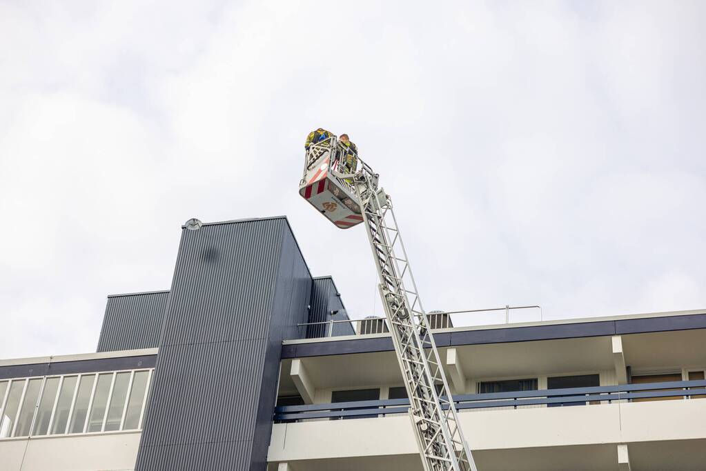 Bliksemafleider Undineflat Schuilenburg door brandweer verwijderd