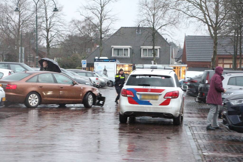 Schade bij ongeval op parkeerplaats